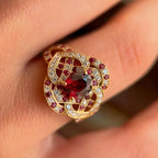 Atemberaubende Gold Ring für den Alltag