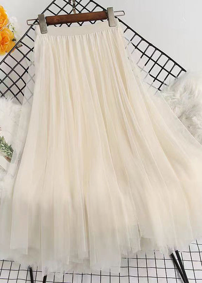 Italian Black Sequins Wear on Both Sides Asymmetrical Tulle Skirts Spring