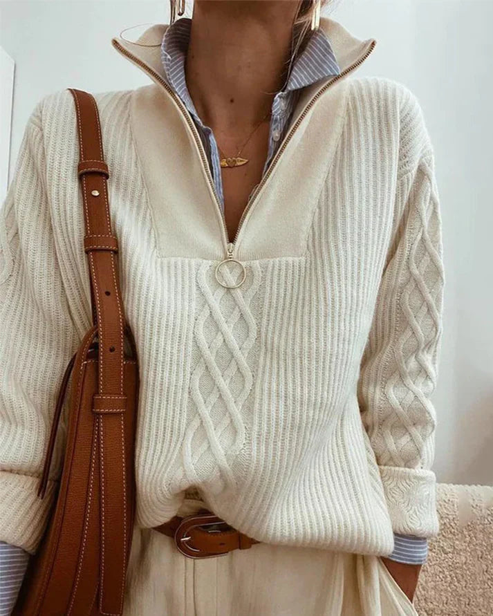 Blanca® | Half zip sweater for women
