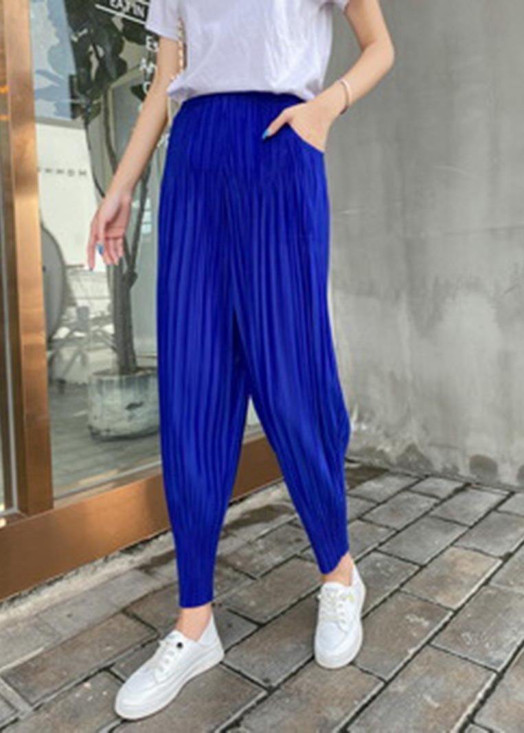 Green Chiffon Lantern Summer Pants