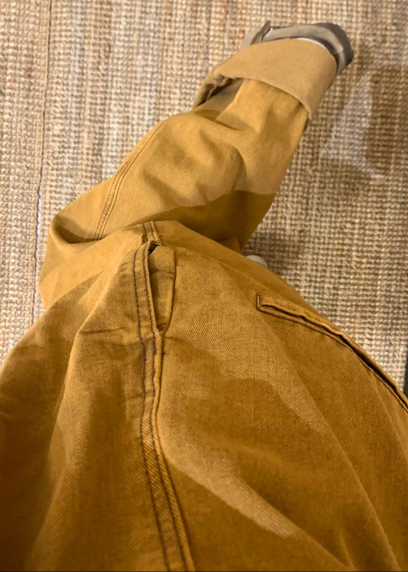 New Brown Button Denim Jumpsuits Sleeveless