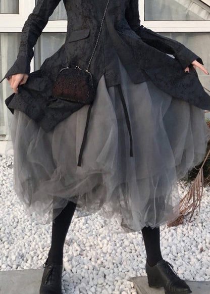Fine Black Tulle Beach Skirts Spring