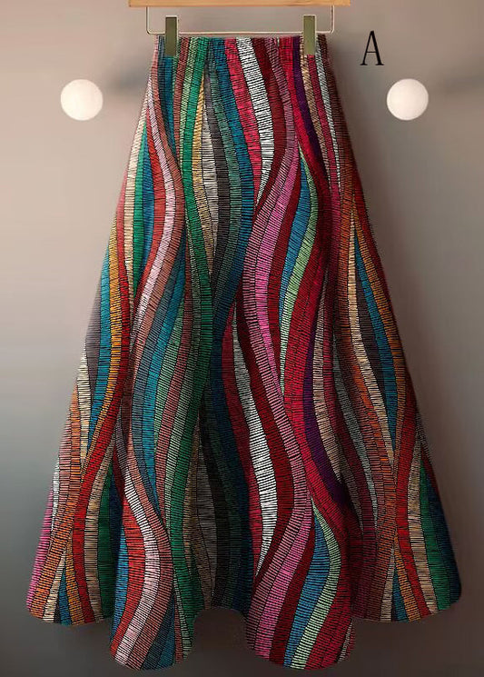 And Versatile High Waisted Ice Silk Skirt for Summer