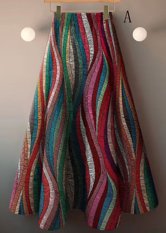 And Versatile High Waisted Ice Silk Skirt for Summer