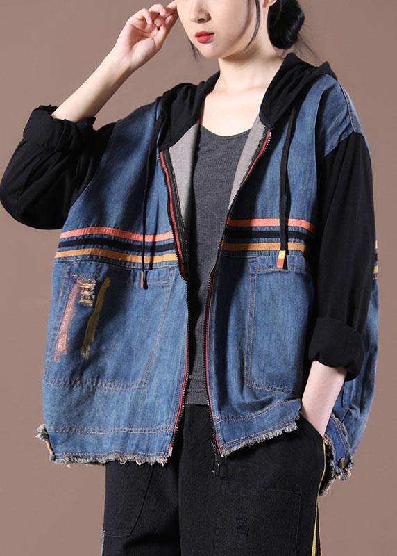 Unique Asymmetrical Design Fine Spring for Woman Black Coat