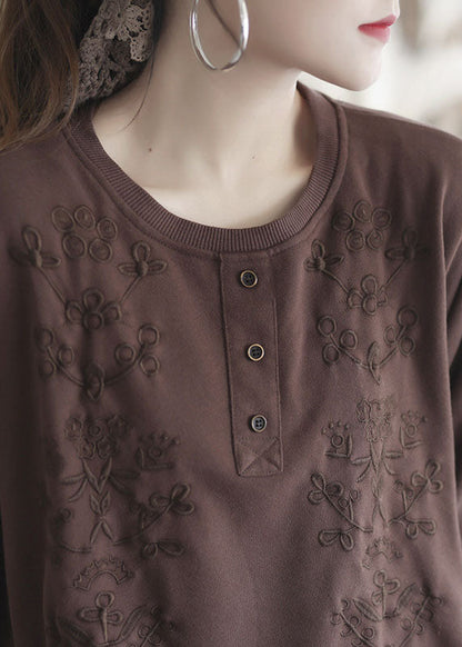 Diy Yellow Embroideried Cotton Tops Spring