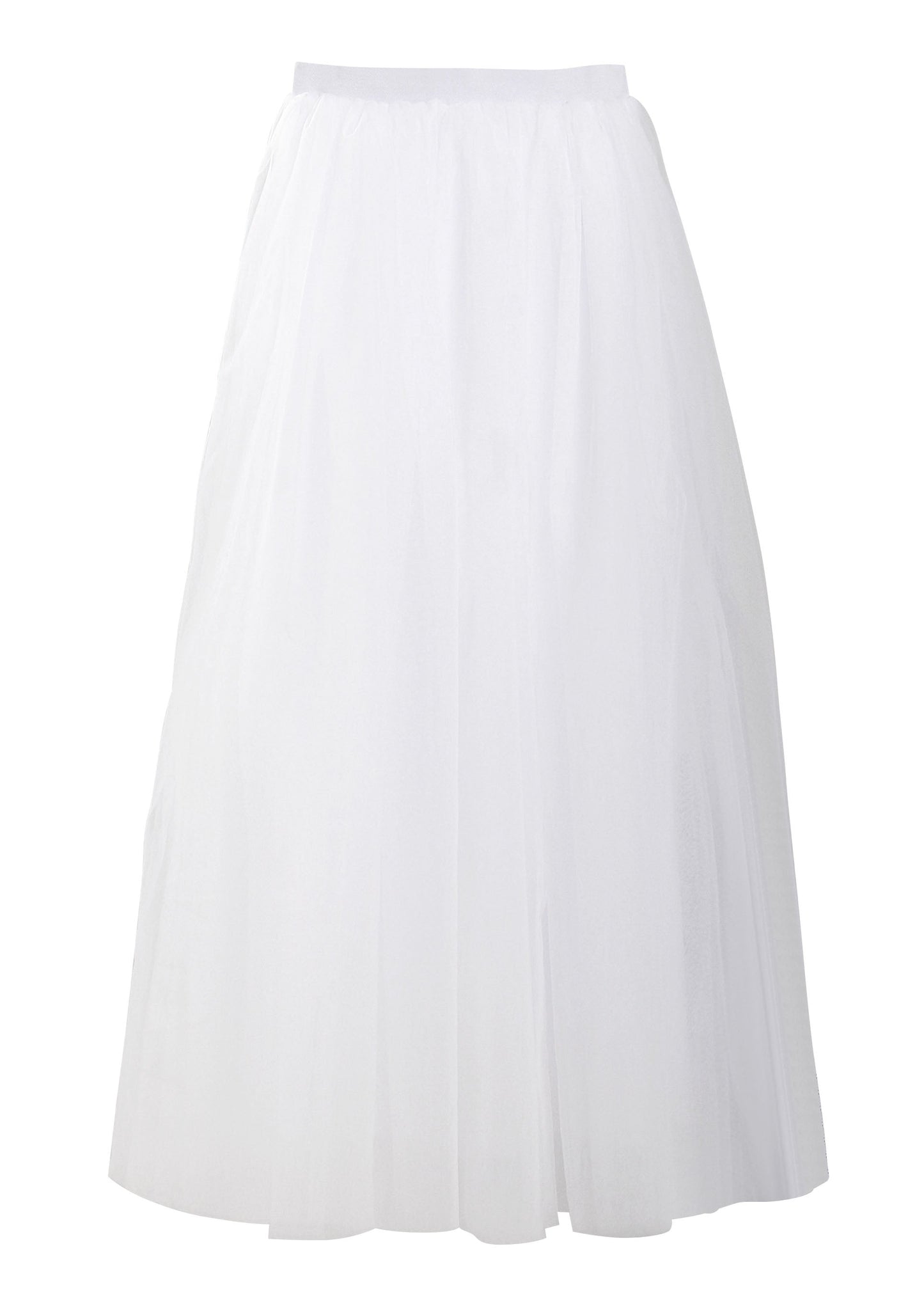 Handmade White Tulle Skirt Spring