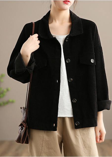 Orange Clothes Wardrobes Lapel Button Down Jackets