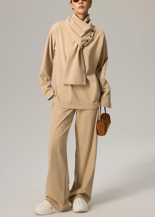 Light Camel Original Design Cotton Three Pieces Set