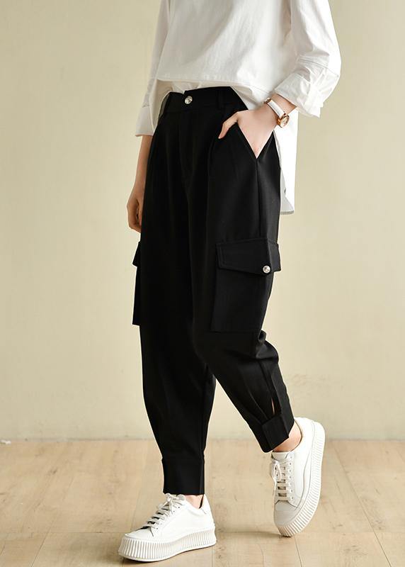 Chocolate Pockets Patchwork Cotton Pants