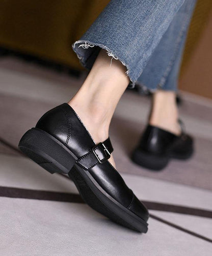 White Faux Leather Splicing Flat Feet Shoes