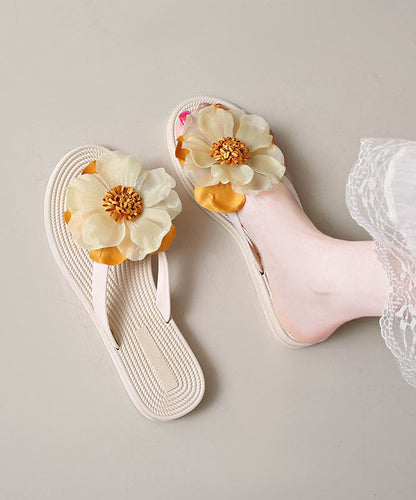 Green Splicing Flip Flops