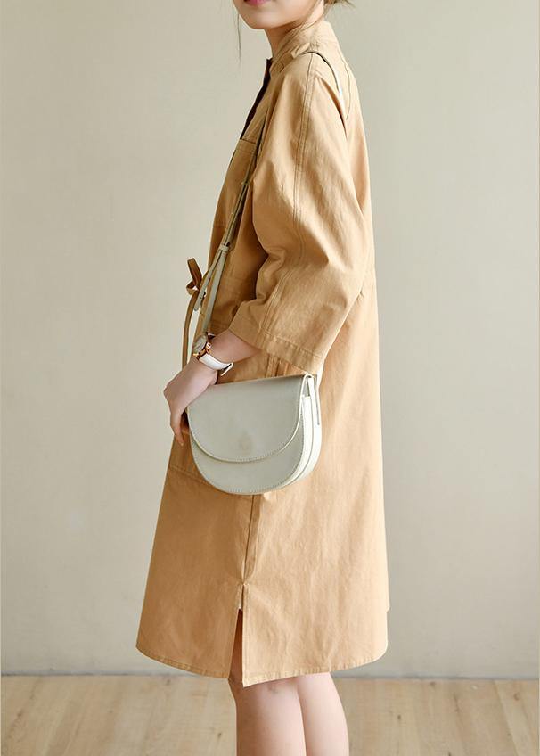 Button Down Holiday Cotton Dress