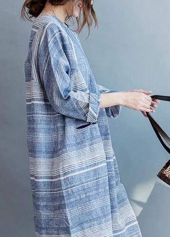 Stylish U Neck Dress Patchwork Pockets Spring Dresses