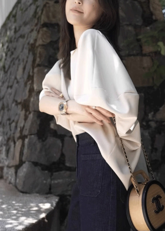 Simple Grey O-neck Cotton T Shirt Half Sleeve