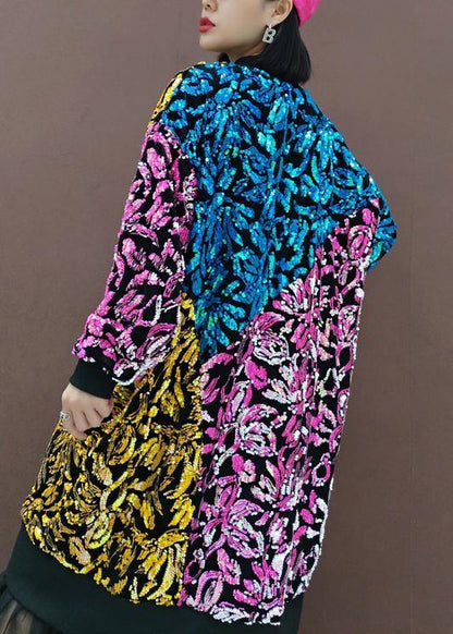 O Neck Patchwork Tulle Spring Quilting Dresses Sequined Vestidos De Lino Dresses
