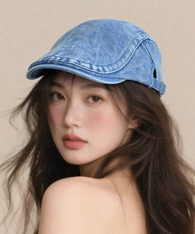 Blue Denim Breton Hat
