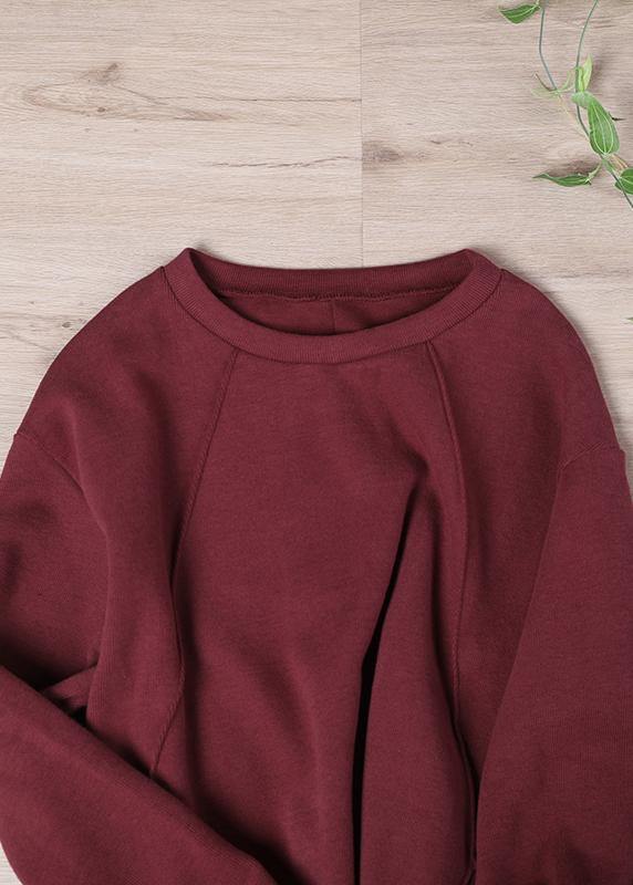 Street Wine Red Sweatshirt