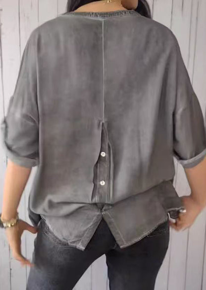 Green V Neck Shirt Short Sleeve