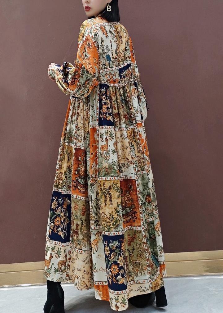 Style Tunics Lapel Exra Large Hem Vestidos De Lino Spring Dresses