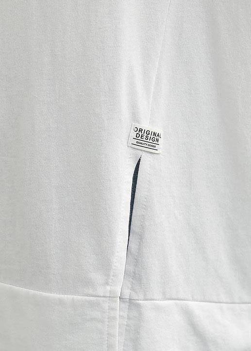 Diy White O-neck Cotton Summer T Shirts