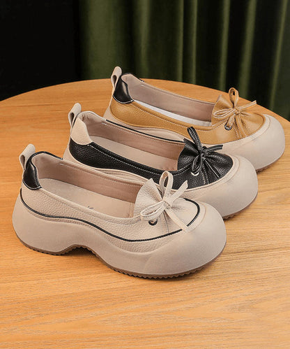 Comfortable Black Versatile Platform Shoes