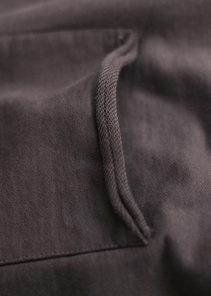 Modern Chocolate V Neck Oversized Color Cotton Vests Fall