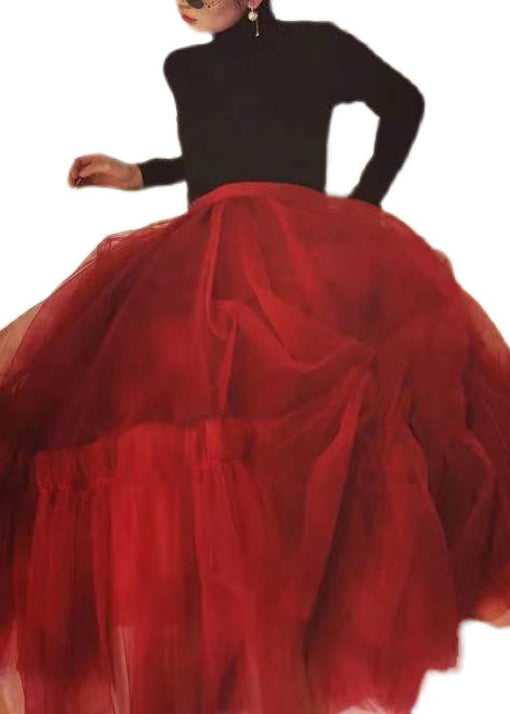 Classy Black Tulle Skirts Spring