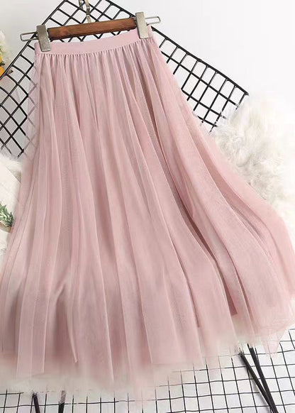 Italian Black Sequins Wear on Both Sides Asymmetrical Tulle Skirts Spring