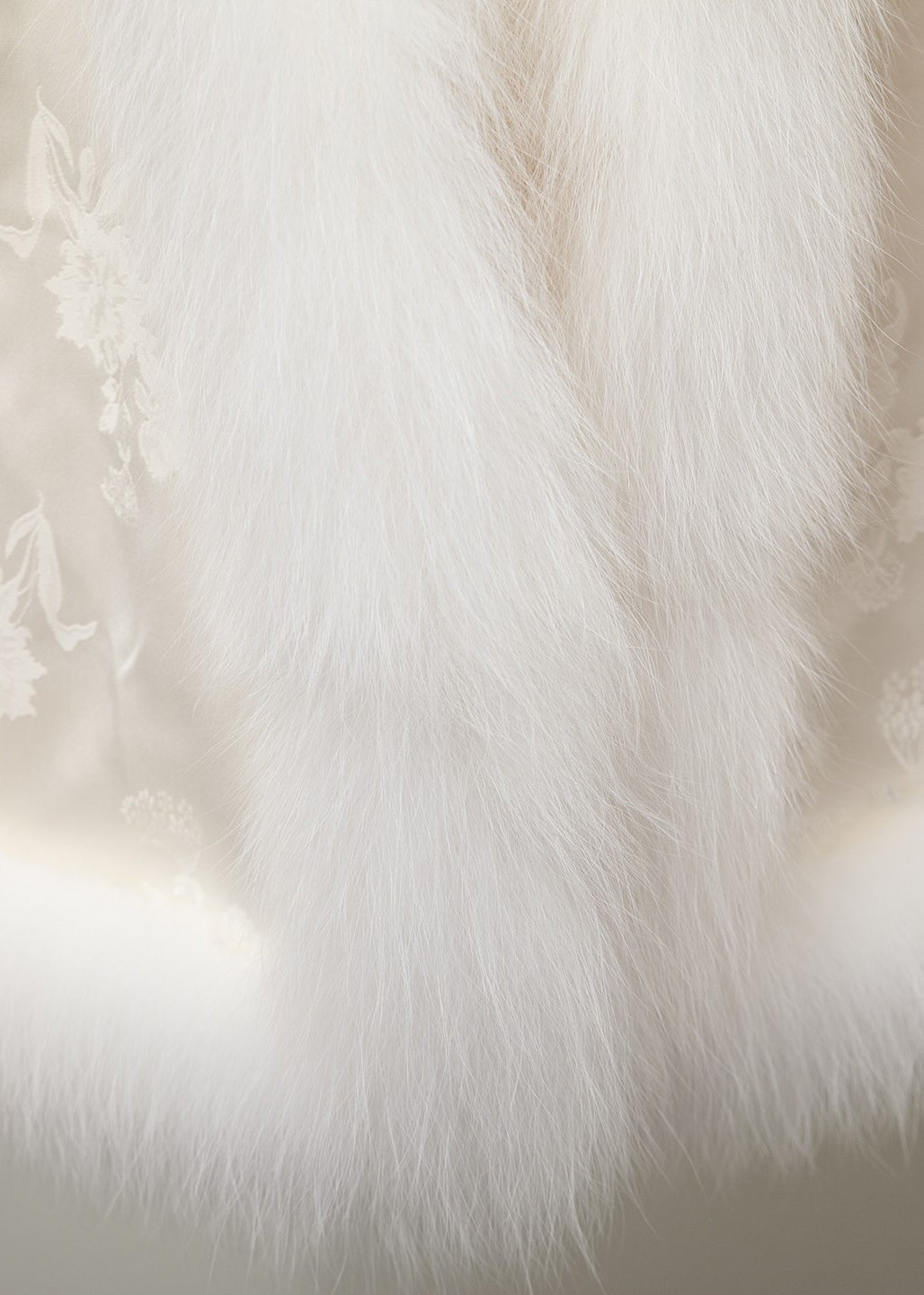 Black Jacquard Patchwork Fox Fur Duck Down Coat Winter