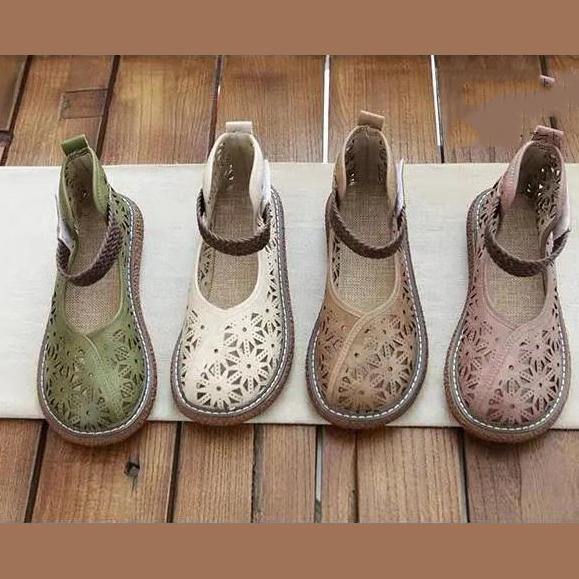 Faux Leather Khaki Water Sandals Buckle Strap Best Sandals for Walking