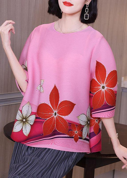 New Orange Half Sleeve Blouse