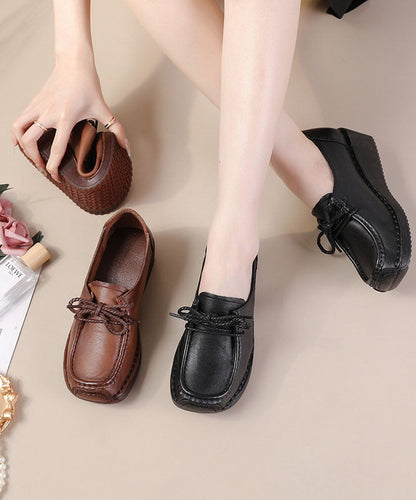Cross Strap Brown High Wedge Heels Shoes Wedge High Wedge Heels Shoes Spring