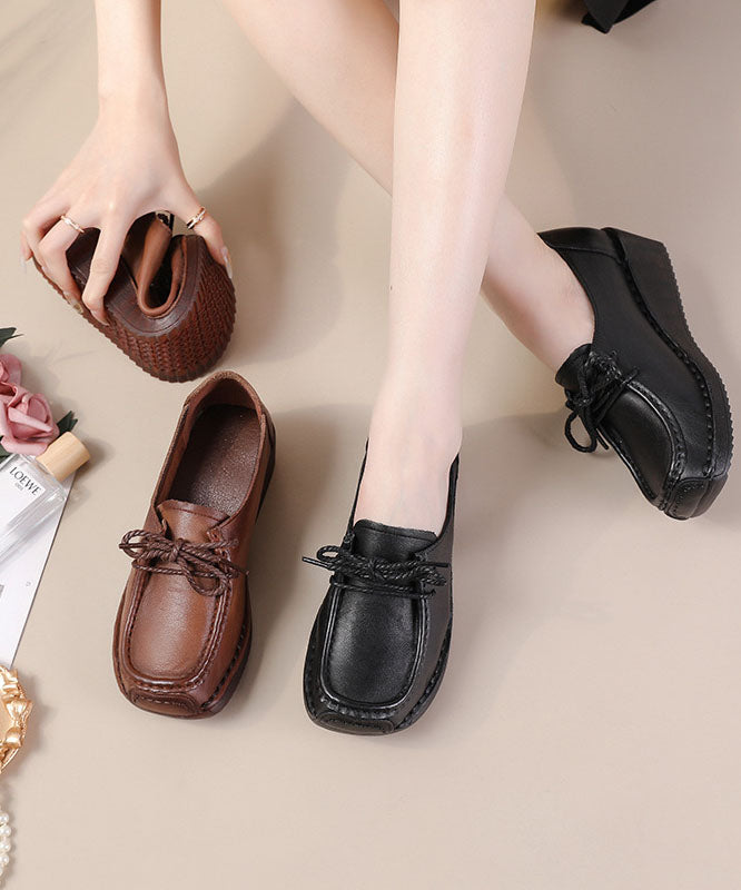 Cross Strap Brown High Wedge Heels Shoes Wedge High Wedge Heels Shoes Spring