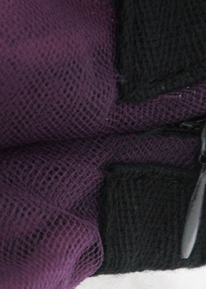 Purple Asymmetrical Zippered Tulle Skirts Spring