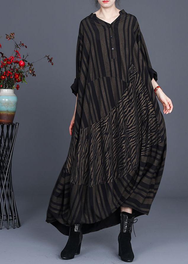 Natural Leopard Baggy Dress Caftan