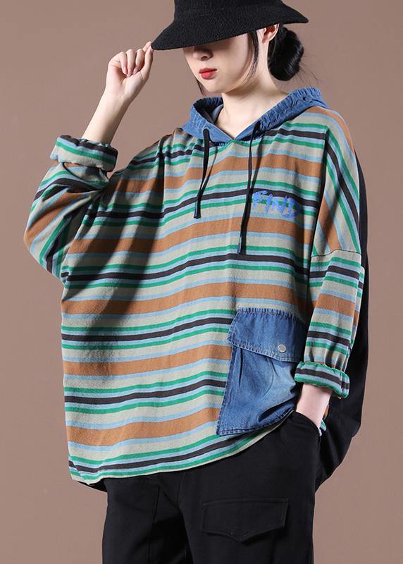 Black on the Back Unique Hooded Fine Autumn Tops
