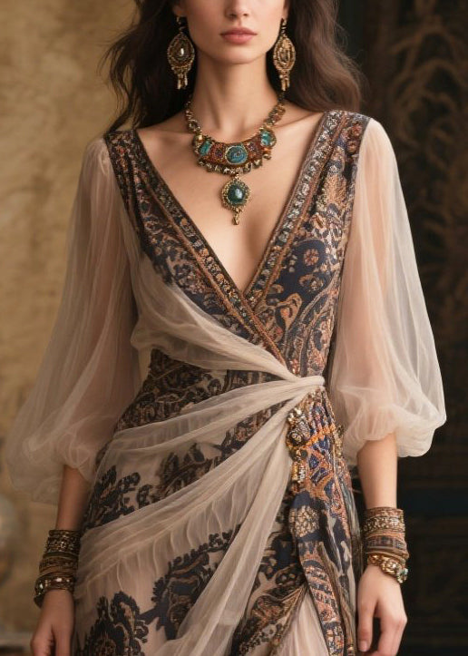 Asymmetrical Patchwork Exra Large Hem Chiffon Dresses Summer