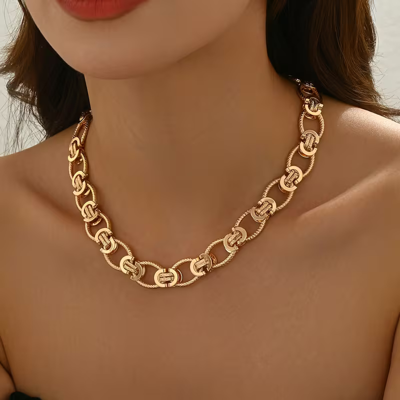 Atemberaubende Gold Halskette für den Alltag