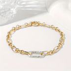 Handgefertigte Vintage Gold Armband