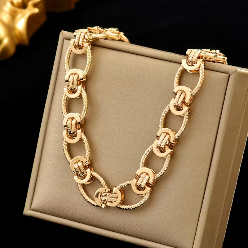 Atemberaubende Gold Halskette für den Alltag