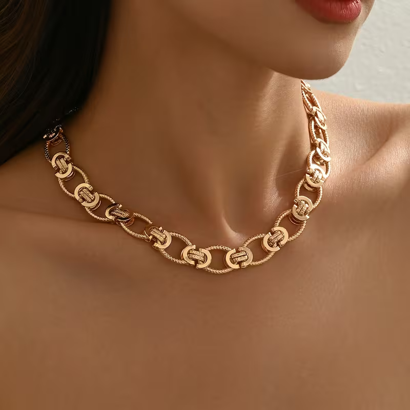 Atemberaubende Gold Halskette für den Alltag