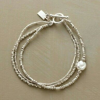 Handgefertigte Vintage Perlen Armband