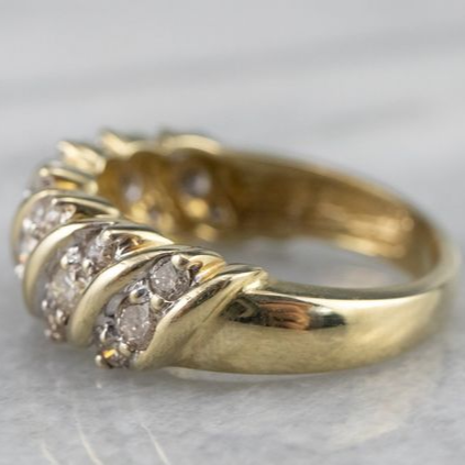 Atemberaubende Gold Ring für den Alltag