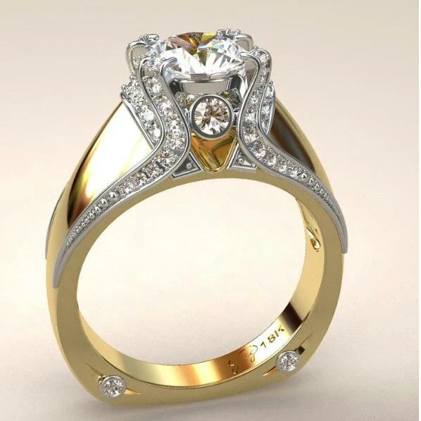 Atemberaubende Gold Ring für den Alltag