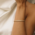 Handgefertigte Vintage Gold Armband