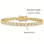 Handgefertigte Vintage Gold Armband