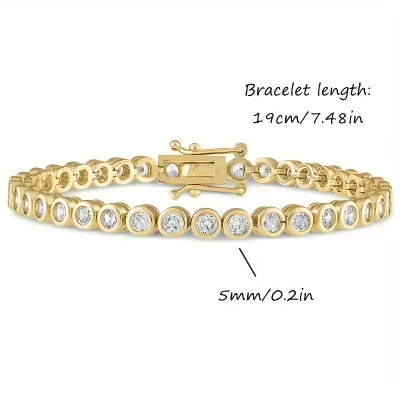 Handgefertigte Vintage Gold Armband