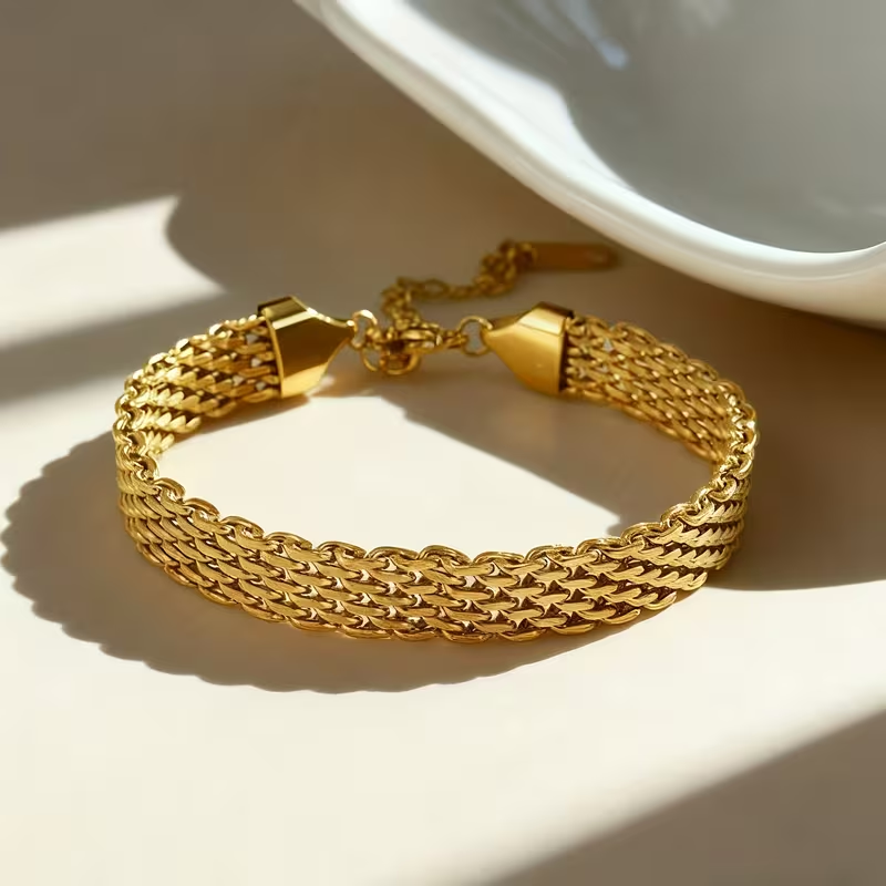 Atemberaubende Gold Armband für den Alltag
