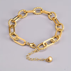 Handgefertigte Vintage Gold Armband
